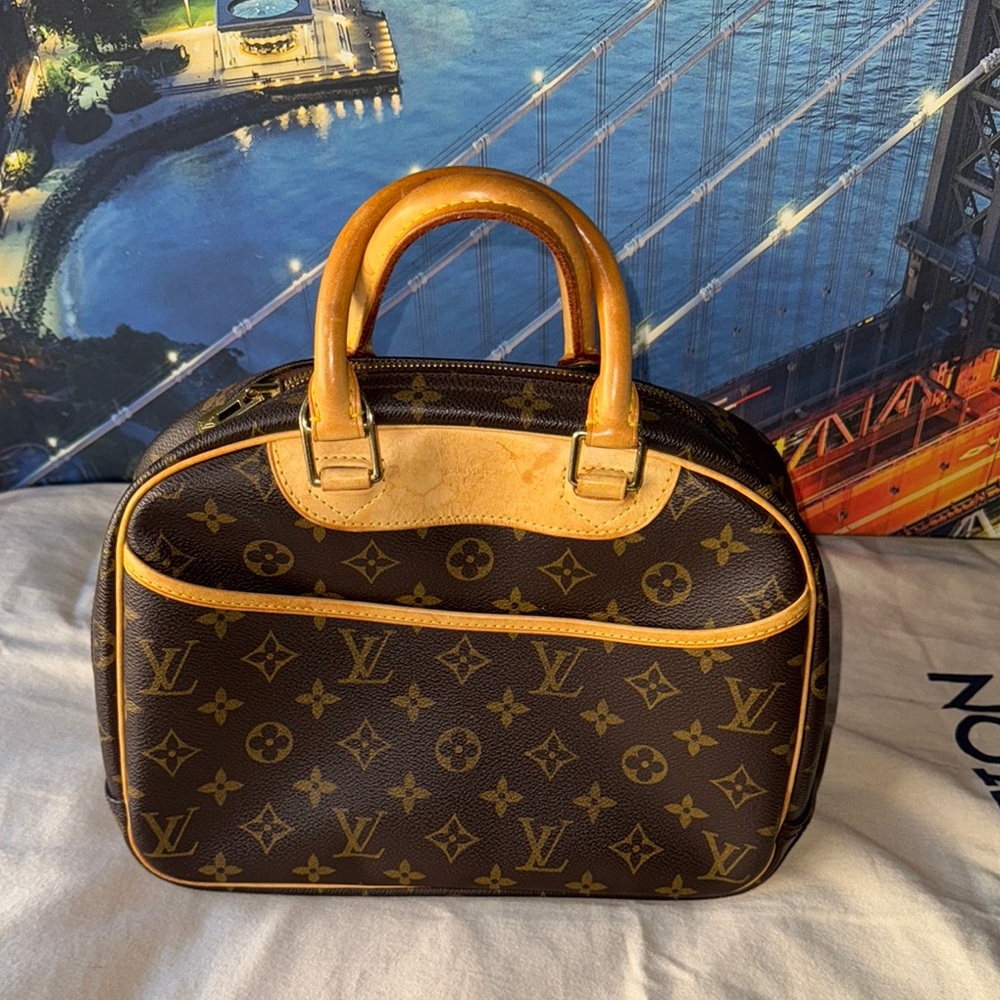 Luxury Brown Monogram Handbag